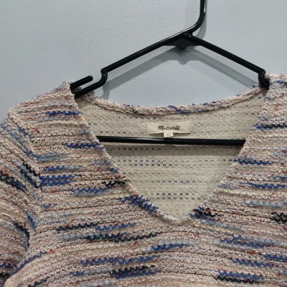 MADEWELL Rainbow Jacquard Full-Sleeve Top XS - Picture 3 of 8